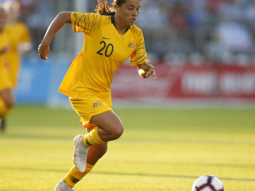 Sam Kerr de superster van de Mathilda's