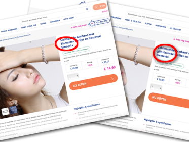 Diamanten van Koopjedeal zijn gewoon geslepen glas