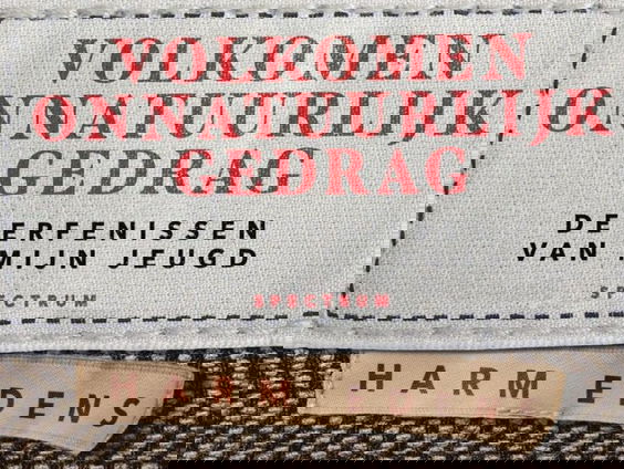 Harm Edens' Volkomen Onnatuurlijk Gedrag