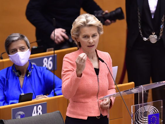 Wat Von der Leyen in haar speech over migratie zei