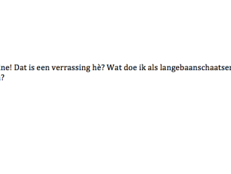 Een brief voor Christine Aaftink voor Joan Haanappel