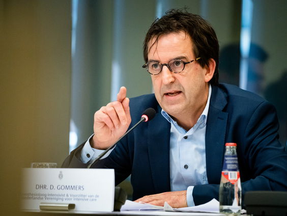 Diederik Gommers stopt als voorzitter van Nederlandse Vereniging voor Intensive Care