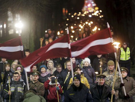 Baltische staten vieren onafhankelijkheid met een tulp