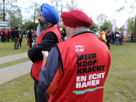 Demonstreren voor échte banen