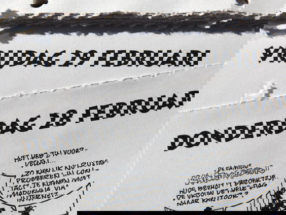 Nieuwe scheurkalender over filmwereld