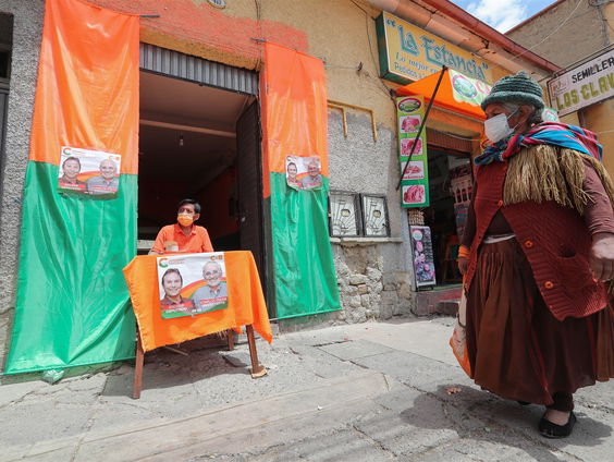 Bolivia stemt op hoop van zegen