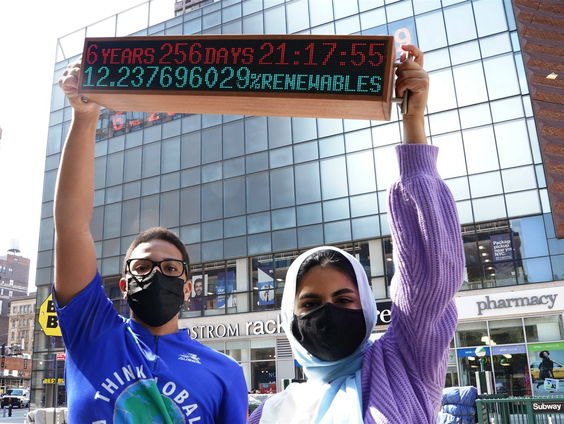 Klimaatklok in de hoofdstad