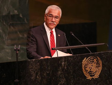 Land opgeslokt door de zee