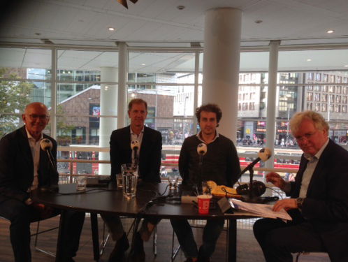 Klaver (GroenLinks), Van den Broek (Randstad), Draijer (Rabobank)