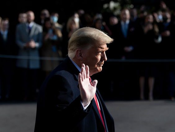 De laatste dagen van Trump zijn presidentschap