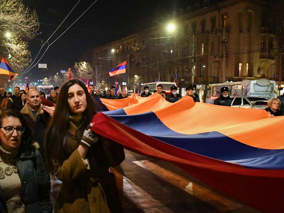 Armeense premier op de wip