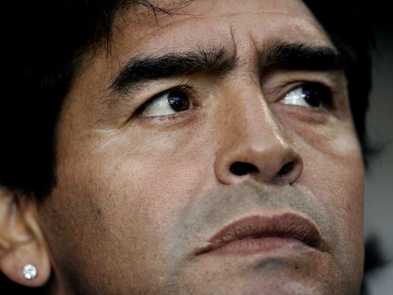 Maradona en Raymond Bouwman