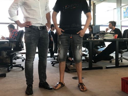 Pollentijd - Korte broek naar het werk?