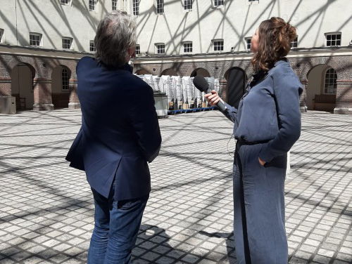 Ronddwalen door een leeg Scheepvaartmuseum