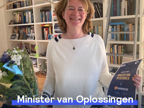 Nienke Meijer genomineerd voor minister van Oplossingen