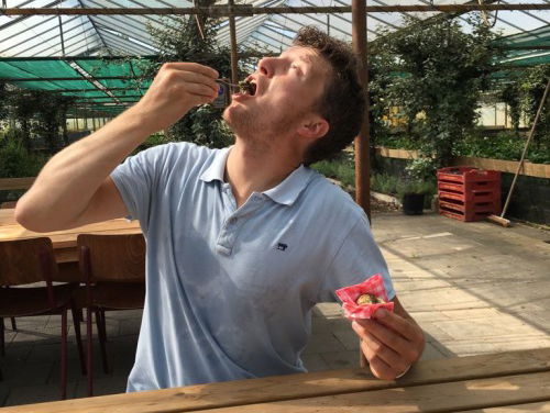 Reinout sluit biologische week af met slakken en inspectie