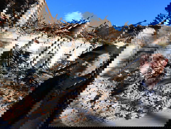 Zware aardbeving verwoest Kroatische stad Pretinja