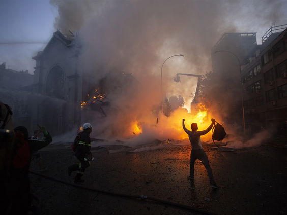 Een nieuwe grondwet moet Chili redden