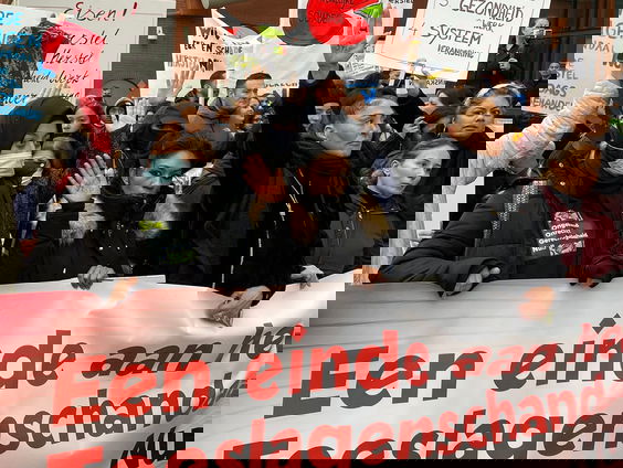 Christina Fortes liep mee in de Mars met de Moeders