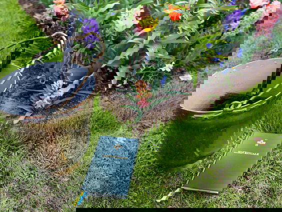 Pastoor Quaedvlieg zegent fietsers op Hemelvaart