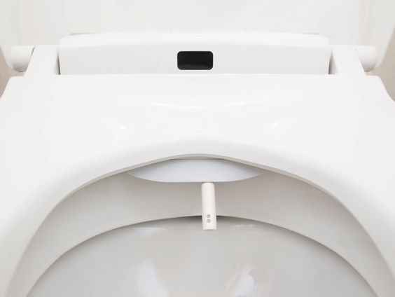 Pret op het Zen-toilet