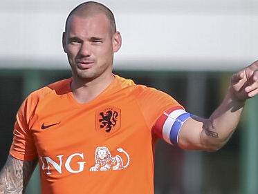 Het feestje van Wesley Sneijder bij de oud-internationals