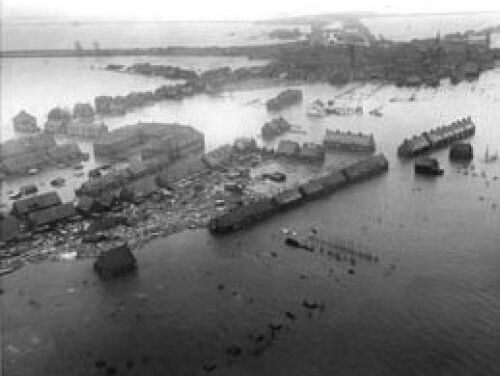 De reddingsactie van de schippers van Yerseke tijdens de watersnoodramp