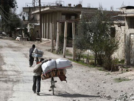 Syrische vluchtelingen keren terug naar hun huizen