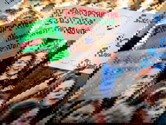 'Klimaat in de Klas'een manifest in de Tweede Kamer