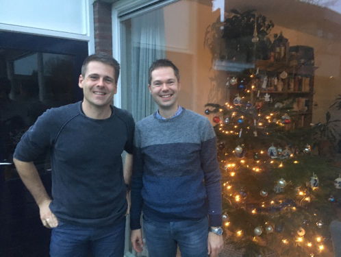 Domineesechtpaar: superdruk met kerst