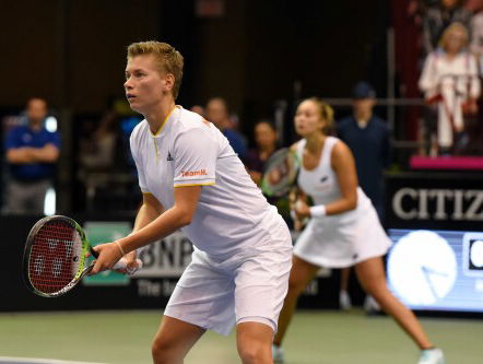 Demi Schuurs is wereldtop bij het dubbelspel