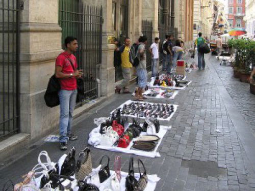 Reportage: straatverkoop in Rome