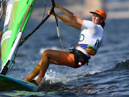 Wereldkampioen windsurfen De Geus had even geen zin in het ruwe water