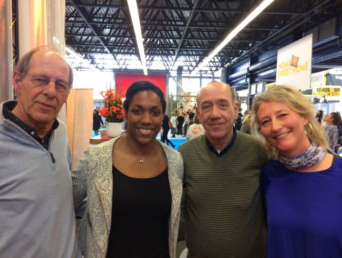 Peter Römer en Anicka van Emden op De Perstribune