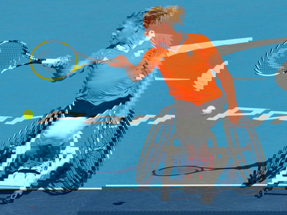 Oud-tennister en zevenvoudig Paralympisch kampioen Esther Vergeer over haar rolstoel