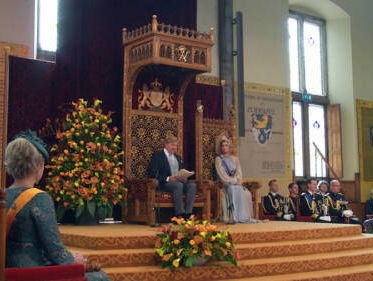 Koning Willem-Alexander leest de troonrede voor