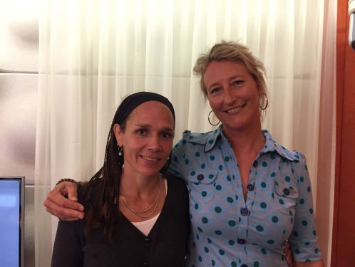 Ex-judoka Jessica Gal op De Perstribune