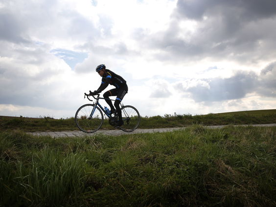 Wielergekte tijdens lentedagen