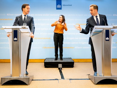 Verslaggever Wilco Boom vat persconferentie kabinet samen