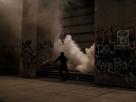 Paramilitairen in straten van Portland, voorbode voor vaker inzetten nieuwe geheime dienst?