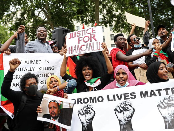 Protesten in Ethiopiƫ