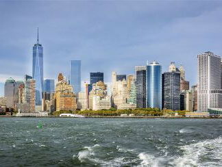 Martijn en Tom in New York