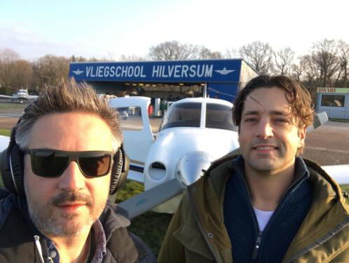 Op vliegles in De Reizende Microfoon