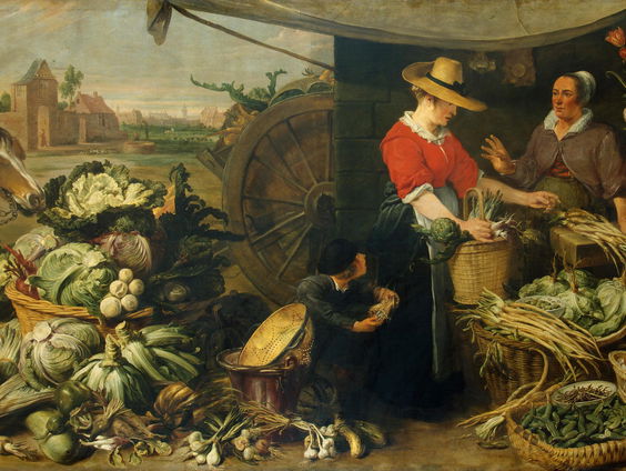 Groenten en fruit in de schilderkunst