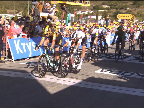 De gevaarlijkste sprint van deze Tour de France