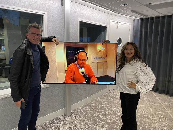 Het Nieuwsforum met Talitha Muusse, Hans Nijenhuis en Tom Mikkers