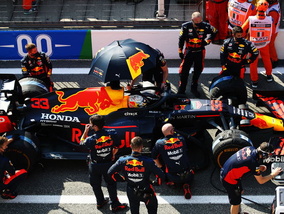 Max Verstappen valt uit in GP Italië