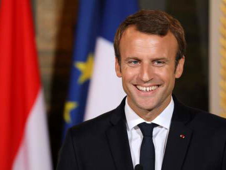 Emmanuel Macron bezoekt Mark Rutte