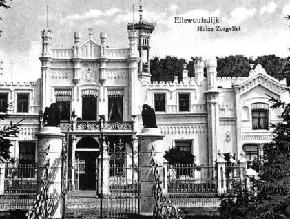 Een verwoest paleis aan de Schelde