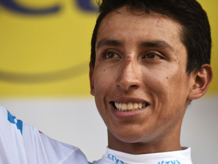 Colombiaanse fans in Frankrijk worden al zenuwachtig: kan Bernal de Tour winnen?